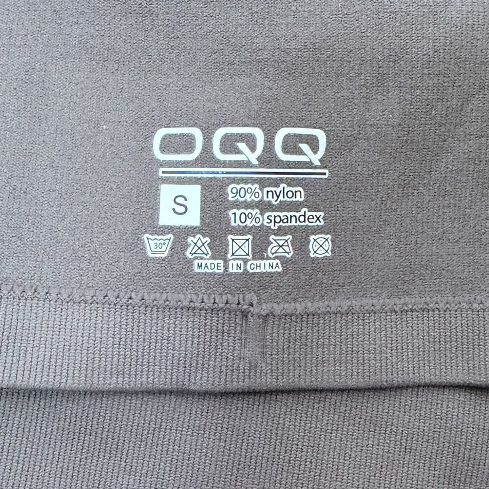 OQQ ScoopNeck Cropped Tee Bundle - Size Small - Pale Yellow, Black, Gray - Picture 10 of 10